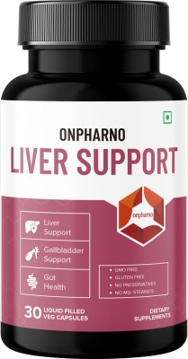 ONPHARNO Liver Support Supplement | Ideal Liver & Gallbladder Detox | Fights Fatty Liver(30 x 16.67 mg)