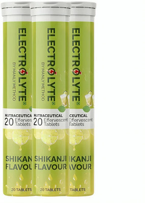 Manly Method Electrolyte Replenishment Tablets(3 x 20 Tablets)