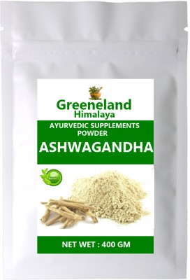 GREENELAND Himalaya Natural Ashwagandha Powder 400 GM(400 g)