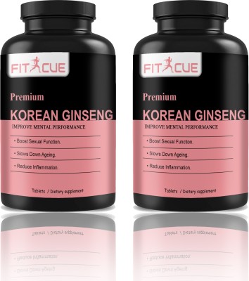 Fitcue Korean Gingseng for Men & Women Tablets (D253)(2 x 60 Tablets)