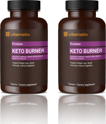 Vitamatix Keto Tablets, Keto Burner, Fat Burner Tablets (H252)(2 x 60 Tablets)