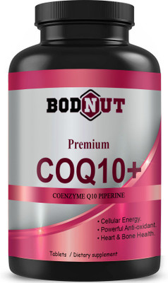 Bodnut 120mg Coenzyme Q10 Tablets with Piperine (G98)(60 Tablets)