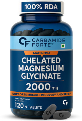 CF Chelated Magnesium Glycinate 2000mg Per Serving Magnesium Supplement(120 Tablets)