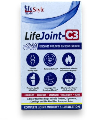LIFE STYLE STUDIO Lifejoint-C3 Renowned strength,Mobility,comfort,Bone tablet pack of 6(6 x 83.33 mg)