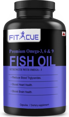 Fitcue Fish Oil Omega 3 (Triple Strength) With 1000Mg Omega 369 (G89)(30 Tablets)