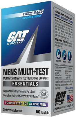 GAT MENS MULTI+TEST(60 Tablets)