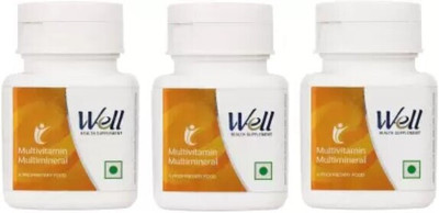 Well Multivitamin Multimineral Tablet(3 x 30 Tablets)