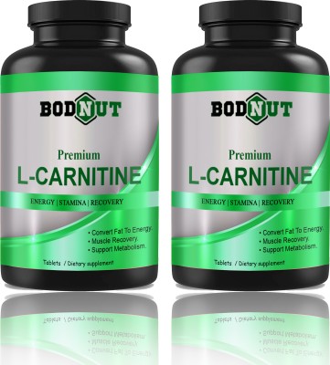 Bodnut L Carnitine L Tartrate - Fat Burner Tablets (G255)(2 x 60 Tablets)