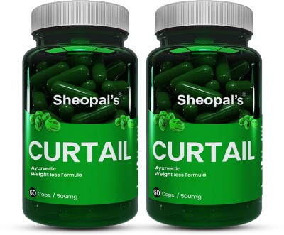 Sheopals Curtail Fat Burner Weight Loss Capsule Helps In Metabolism(120 Capsules)