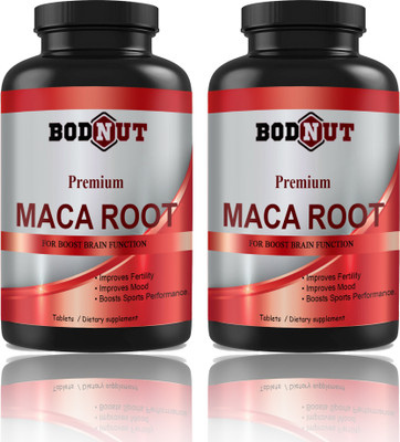Bodnut Maca Root Tablets Enriched with Maca Root Extract (H256)(2 x 60 Tablets)