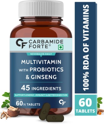 CARBAMIDE FORTE Multivitamin Tablets for Men and Women with Probiotics(60 Tablets)