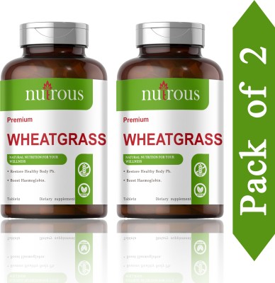 Nutrous Wheatgrass 800 mg Tablets (G229)(2 x 60 Tablets)