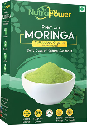 PNP PLUS NUTRAPOWER Premium Moringa Powder | Cultivated Organic Leaves Powder | Daily Dose(100 g)