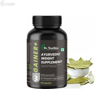 Dr. Trueskin W-Gainer+ Capsules Herbal Energy Support Bulk(90 Capsules)