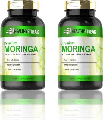 Healthy Streak Moringa Tablets Natural Moringa Tablets (D260)(120 Tablets)