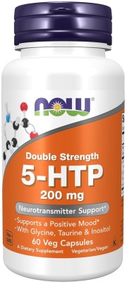 Now Foods 5-HTP, Double Strength, 200 mg, 60 Veg Capsules(60 Capsules)