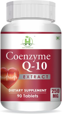 Healthy Nutrition Coenzyme Q-10 with Arjuna Extract Veg 90 Tablets for Heart Health Support(250 mg)