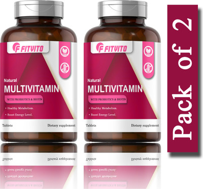 Fitvito The Real Vitamin Multivitamin Tablets (K214)(2 x 60 Tablets)