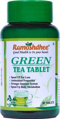Ramoshdhee Green Tea for Weight Management | 60 Tablet(60 Tablets)