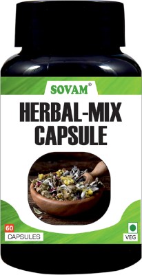 SOVAM Organic Herbal-Mix Capule(60 Capsules)