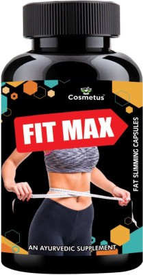 Cosmetus Fit Max- Herbal Fat Loss Capsules to get Slim Body for Men & Women(30 Capsules)