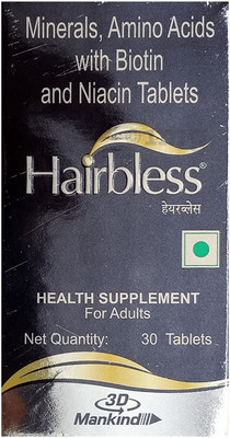 Hairbless TABLET - 1 BOTTLE(30 Tablets)