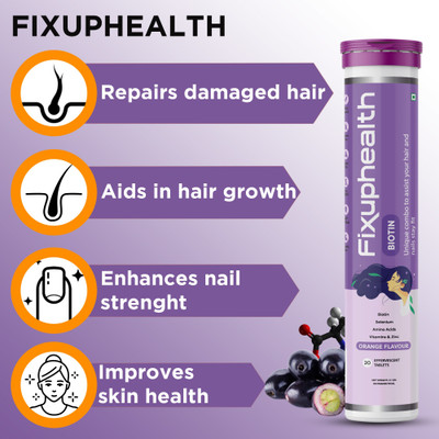 FIXUPHEALTH Biotin Selenium Amino acids Vitamin and Zinc(3 x 20 Tablets)