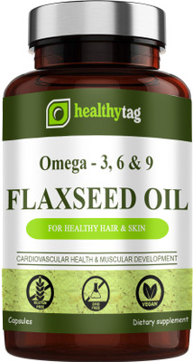 Healthy Tag Flaxseed extract Capsules Omega 369 (G150)(90 Capsules)