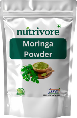 Nutrivore Pure Moringa Leaf Powder Support Skin & Hair Health Promotes Weight Loss(200 g)