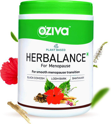 OZiva Plant based HerBalance Menopause With Licorice for Smooth Menopause Transition(250 g)