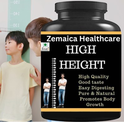 Zemaica Healthcare High Height Increase | Bones increase | Height | Capsule | kids | Pack of 1(30 Capsules)