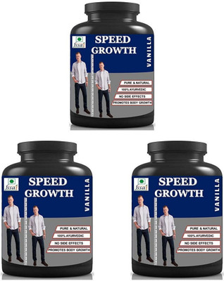 Zemaica Healthcare Speed Growth Height Increase Vanilla Flavor Pack Of 3(3 x 100 g)