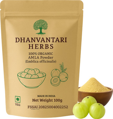 DHANVANTARI HERBS Amla Powder 100g(100 g)