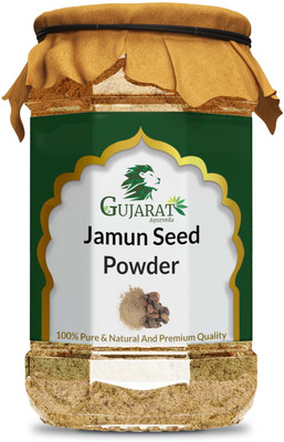 Gujarat Ayurveda Pure Jamun Seed Powder for Diabetes - 200 Gram ( Pack of 1)(200 g)