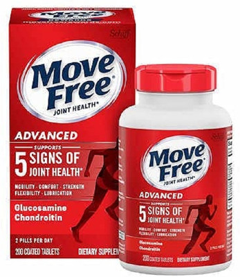 Schiff Move Free Glucosamine and Chondroitin Supplement 200 Tabs(200 Tablets)