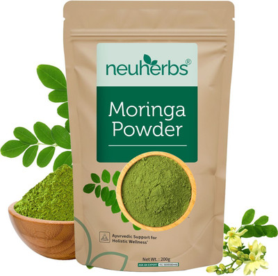 Neuherbs Moringa Leaf Powder for Weight Loss, 100% Natural | Skin,Hair,Immunity Booster(200 g)