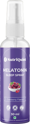NutriQuint Melatonin Oral Solution 2mg | Sleep Support | Travel Pack(30 ml)