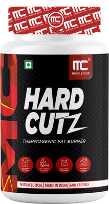 Muscle Club Hard Cutz Thermogenic Fat Burner - 60 Capsules - Advanced Weight Loss Supplement(60 Capsules)