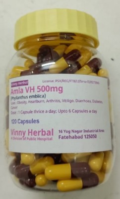 Vinny Herbal Amaltas VH 500mg Capsules(120 Capsules)