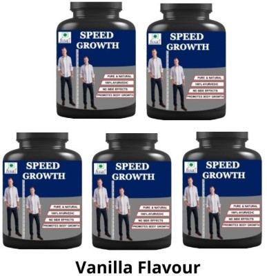 Zemaica Healthcare Speed Growth Height Increase Vanilla Flavor Pack Of 5(5 x 100 g)