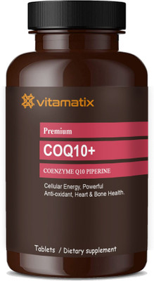 Vitamatix 120mg Coenzyme Q10 Tablets with Piperine (G98)(60 Tablets)