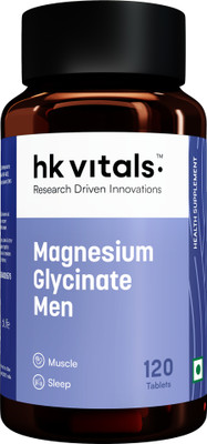 HEALTHKART Hk vitals Magnesium Glycinate Men (2000mg) for Better Sleep Quality(120 Tablets)