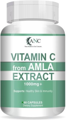 ANC Natural Vitamin C Amla Extract With Zinc For Immunity & Skincare(60 Tablets)