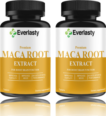 Everlasty Maca Root Tablets Enriched with Maca Root Extract (H256)(2 x 60 Tablets)