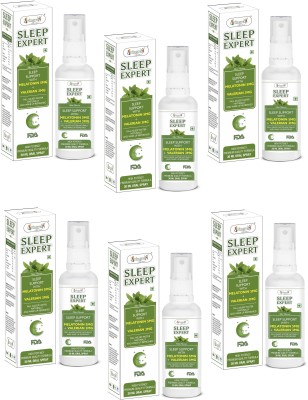 Vringra Oral Sleeping Spray-Sleeping Liquid-Fast Asleep-Quick Sleep-Sleeping Drops(6 x 30 ml)