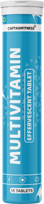 CaptainFitness Multivitamin with Minerals Effervescent Tablets|oo19|(15 Tablets)