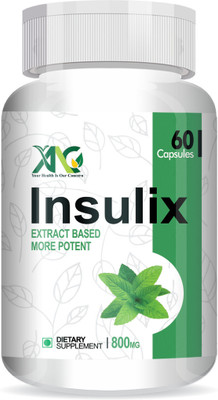 ANC Insulix with Gymnema Sylvestre for Control Blood Sugar | Improves Diabetes(60 Capsules)