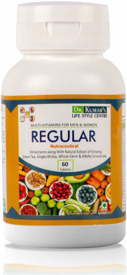 Dr. Kumar's Lifestyle Centre Regular Tablet Multivitamins for Men & Women(60 Capsules)