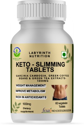 Labyrinth Keto Fat Burner Slimming Weight Loss Supplement Extracts 4 Men & Women 1000mg(60 Tablets)