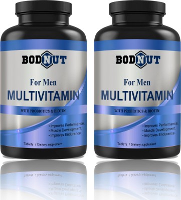 Bodnut Multivitamin For Men, Multivitamin Women Tablets (K245)(120 Tablets)